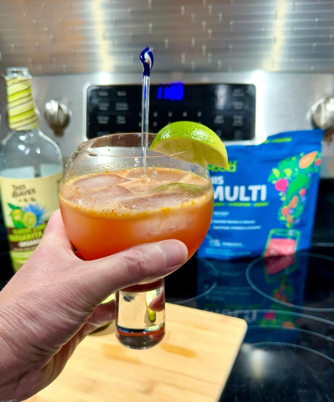 Root'd Sunrise Margarita crafted by @tkoman