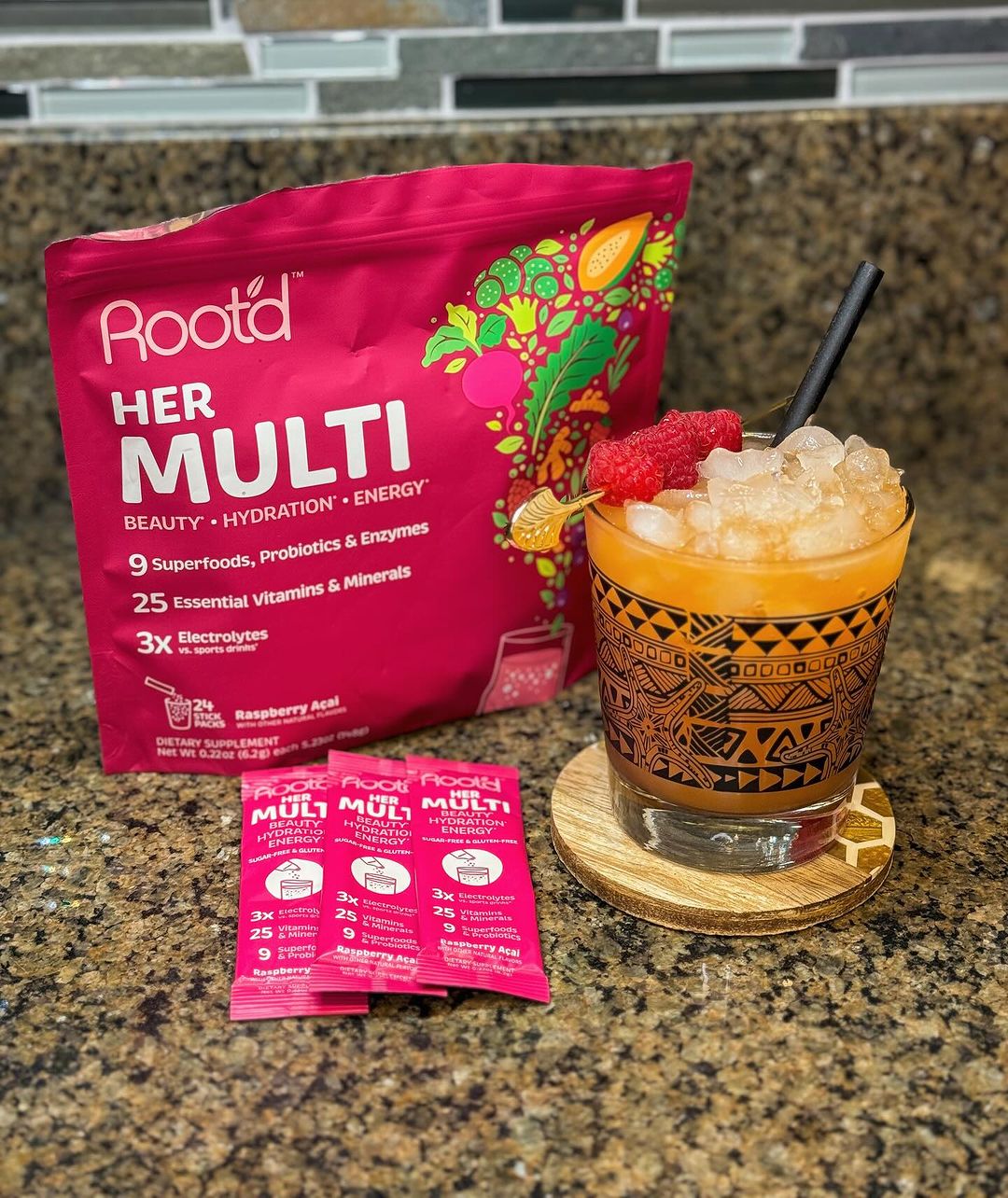 Root’d in the Tropics crafted by @mixshakestir