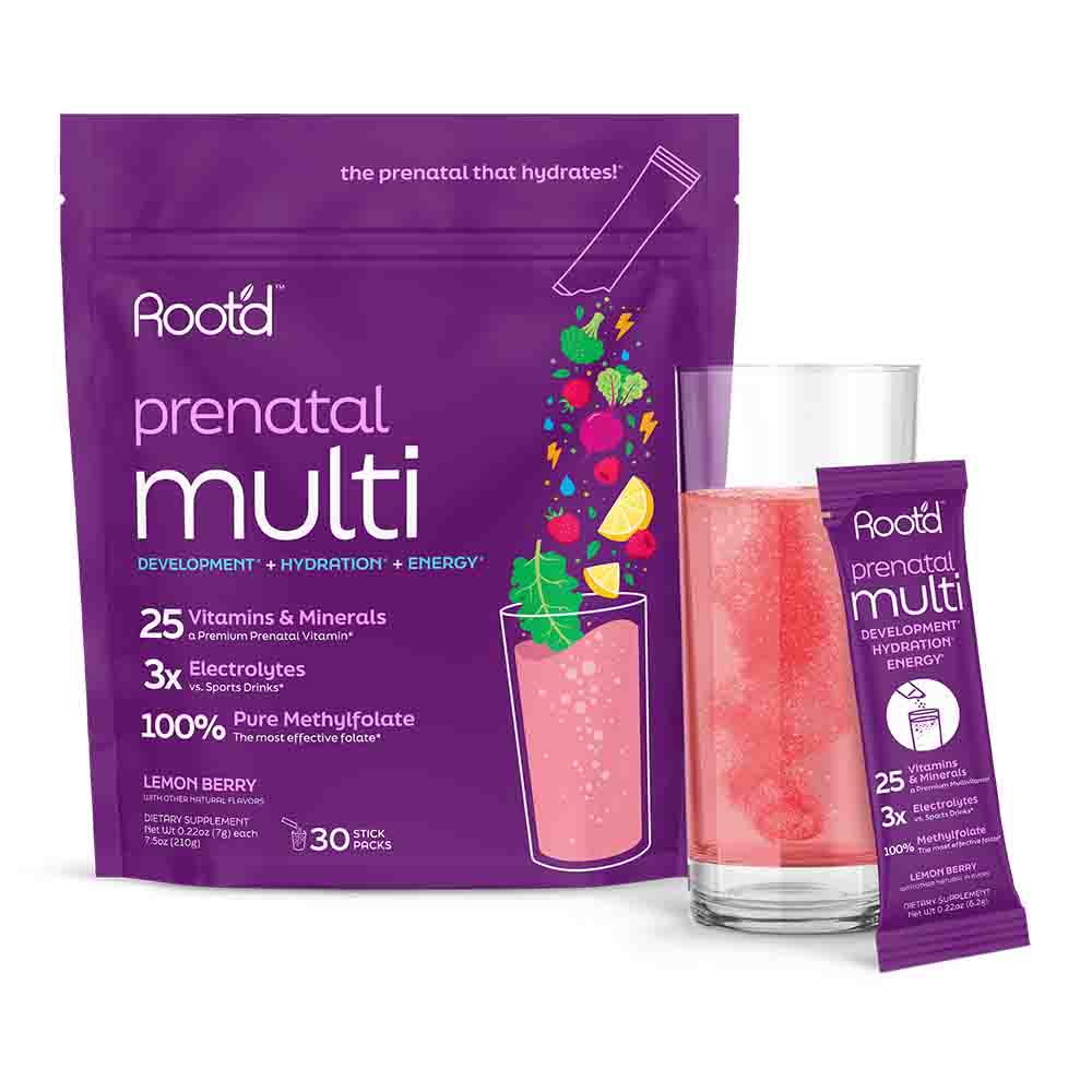 Prenatal MULTI - Essential Vitamins & Minerals + Electrolytes for Mom & Baby - SF