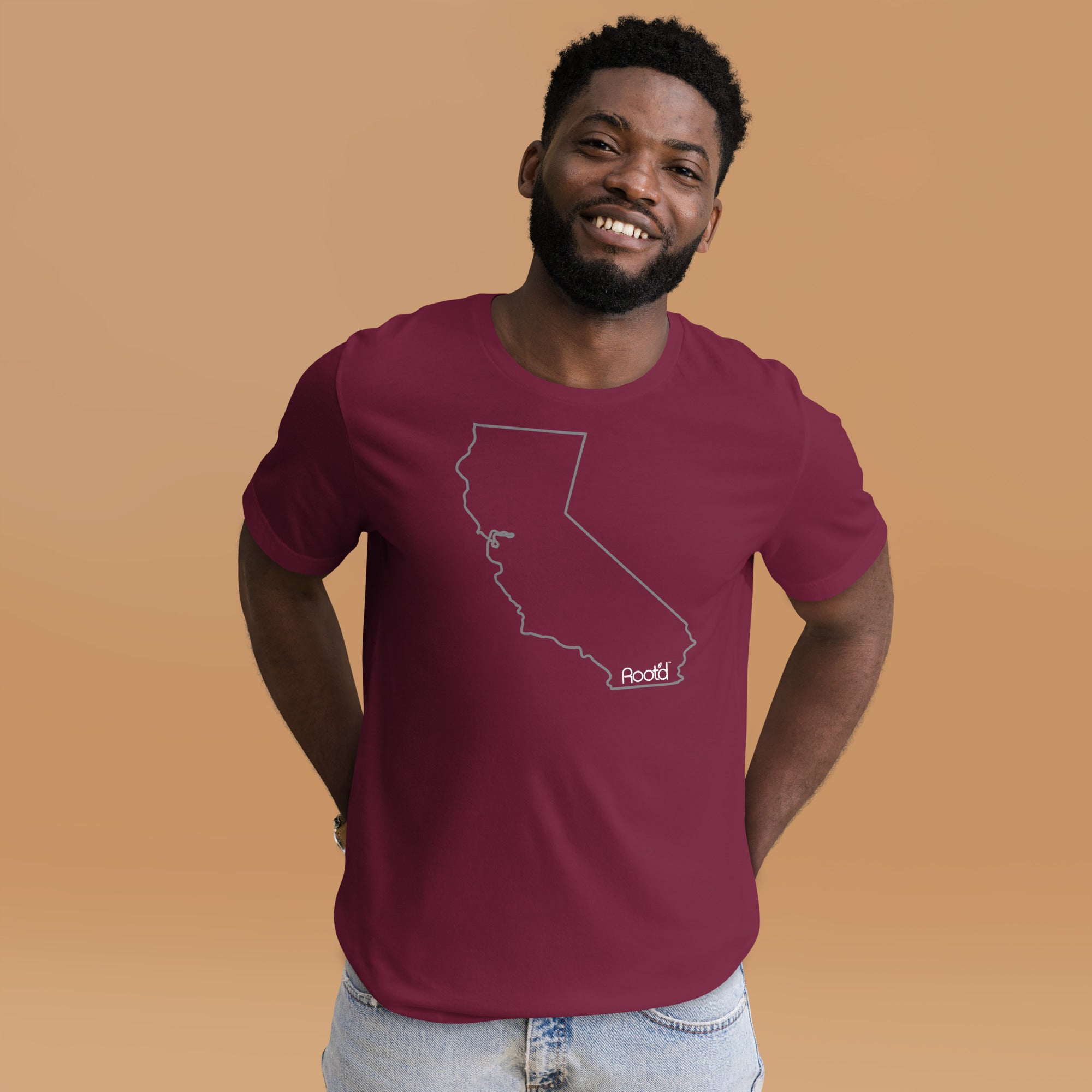 Root'd California Love Premium Cotton Unisex  T-Shirt