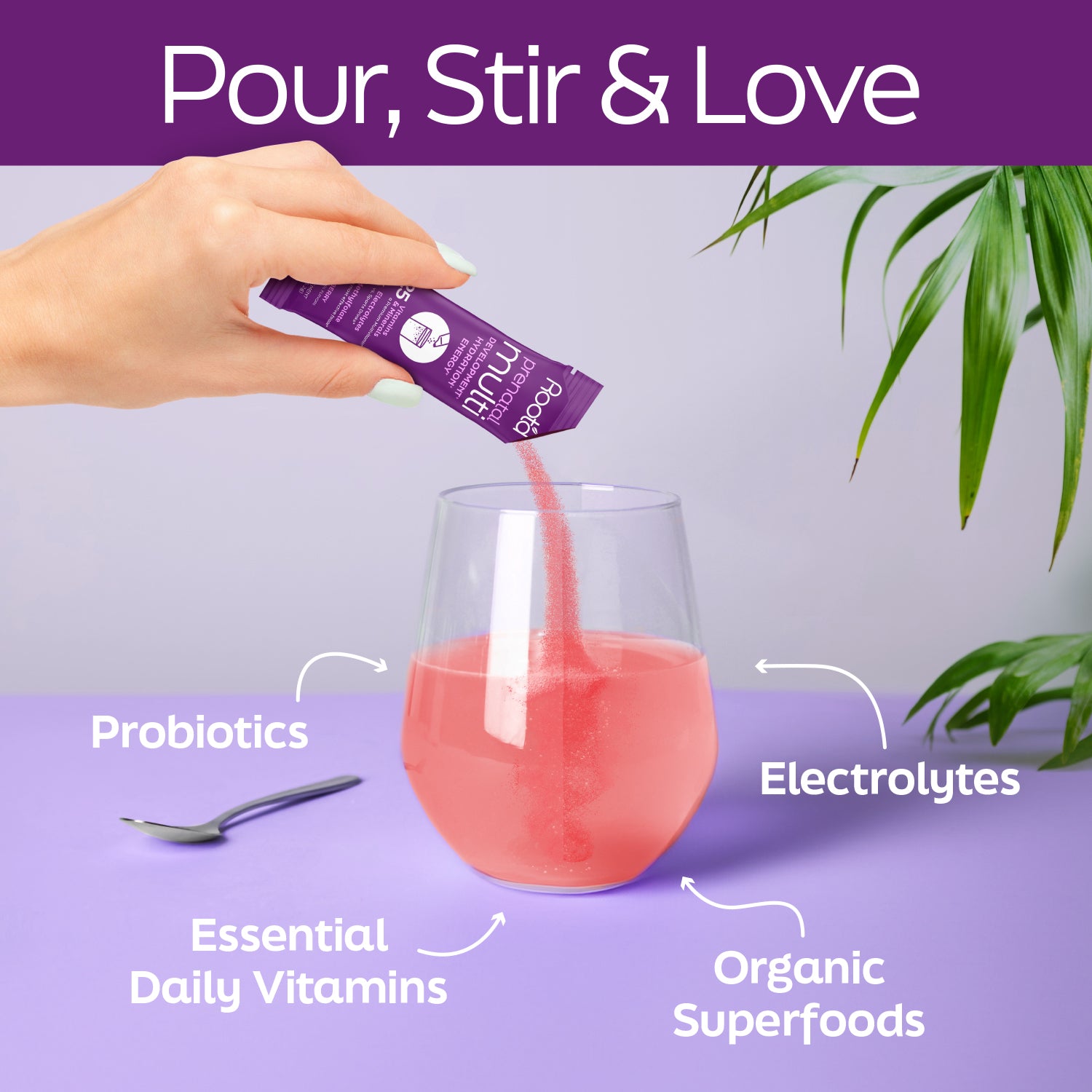 Root'd Prenatal MULTI - Nutrient Boosting Drink Mix for Mom + Baby - 24 Ct - Direct Wholesale