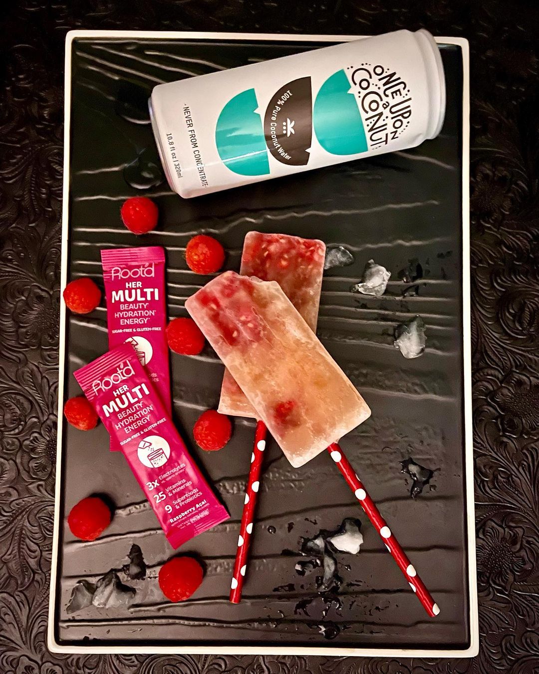 Root'd Coconut Vitamin Popsicle by @tracys_artful_cocktail