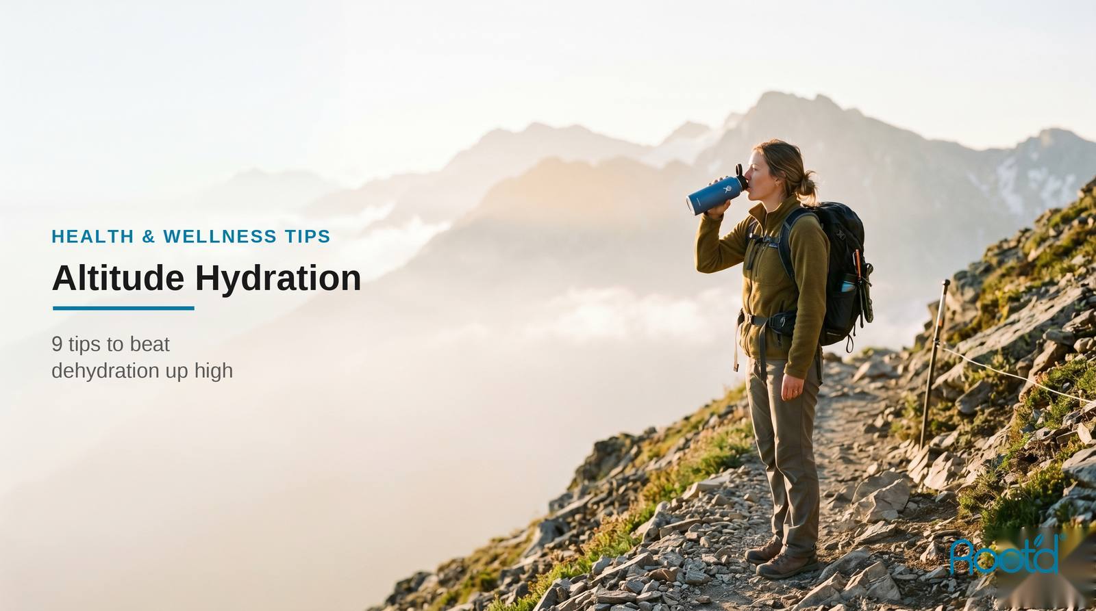 Hydration tips for high-altitude mountain adventures, from Root'd