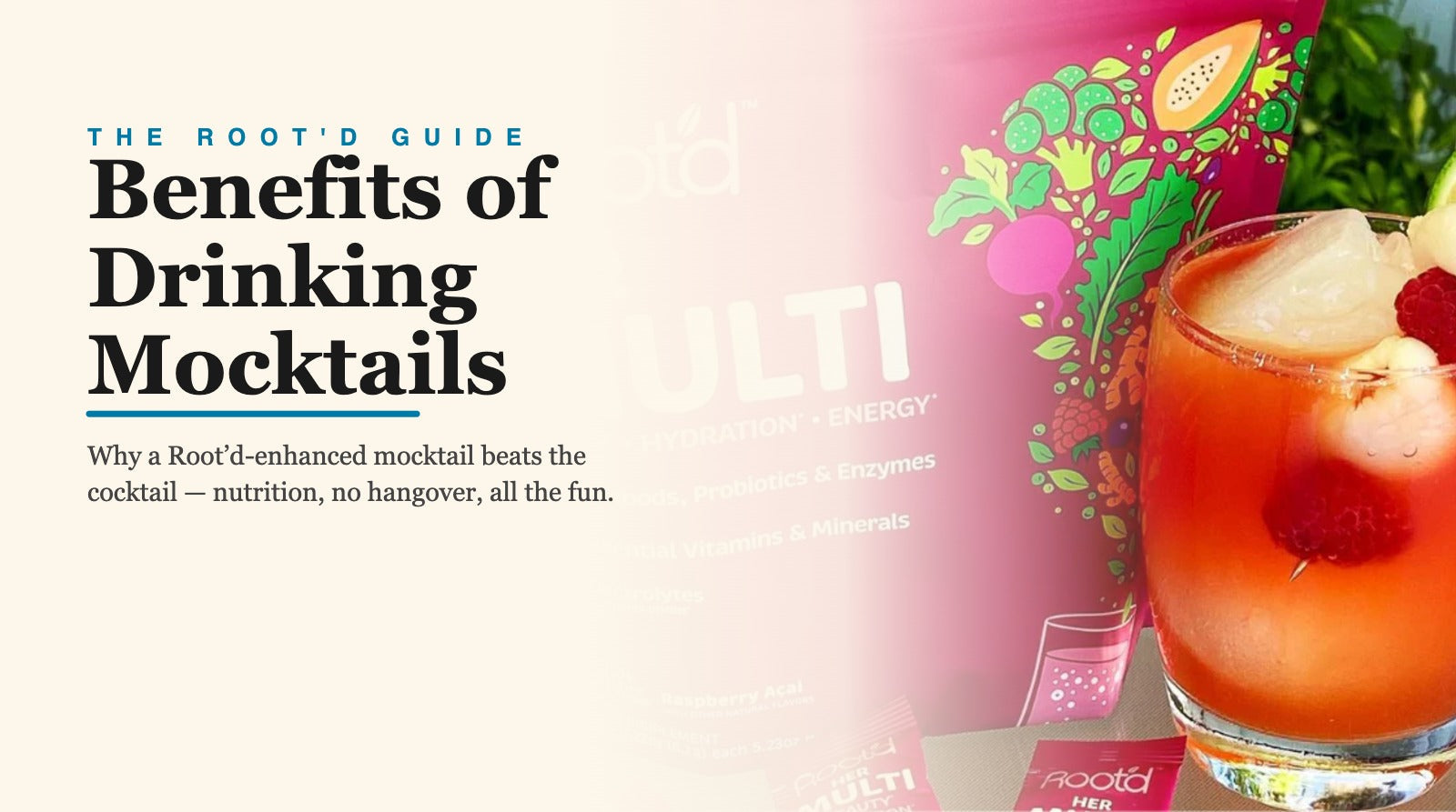 Benefits of Drinking Mocktails — a Root'd guide to nutritious non-alcoholic drinks