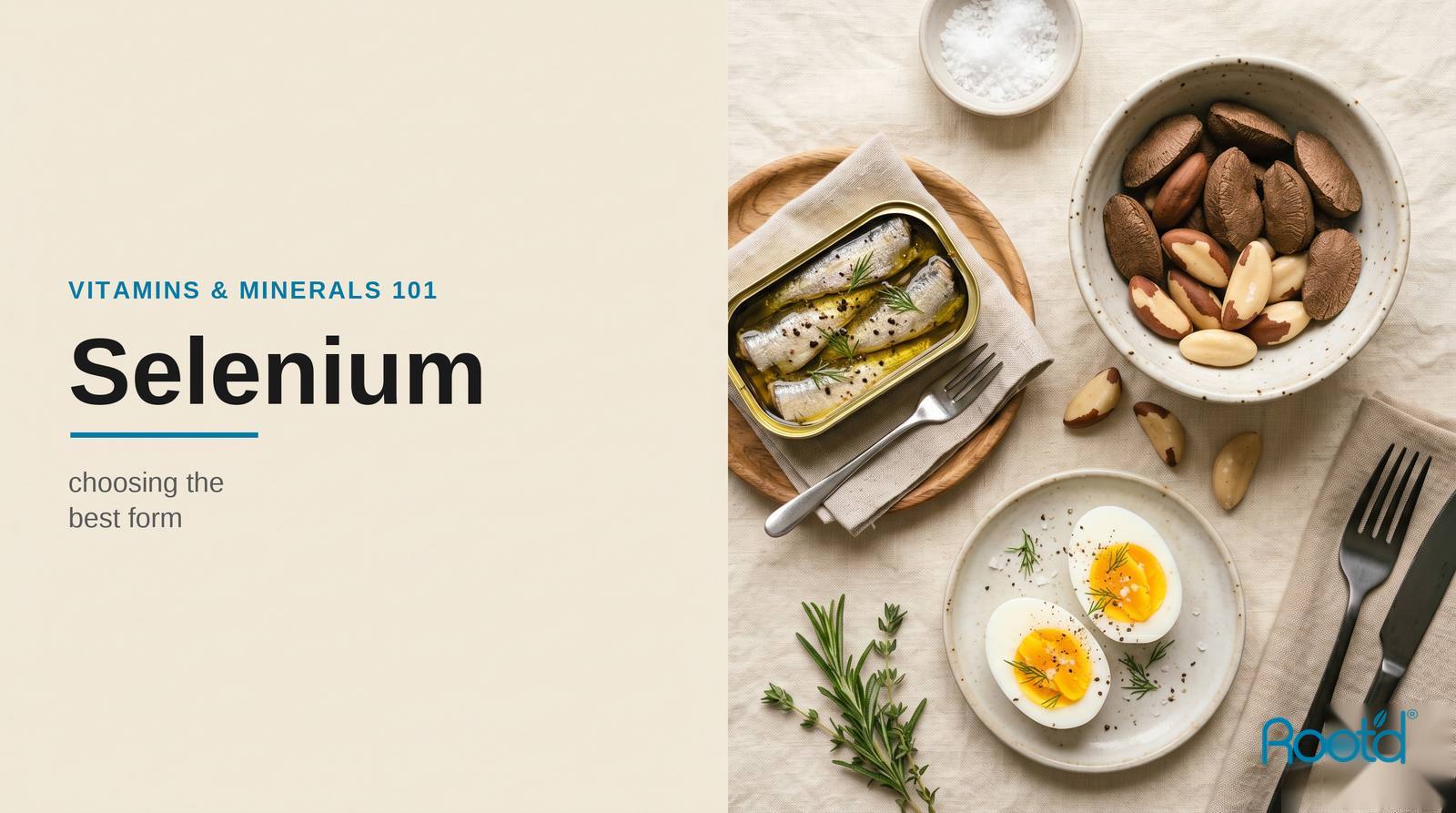 Choosing the best form of selenium