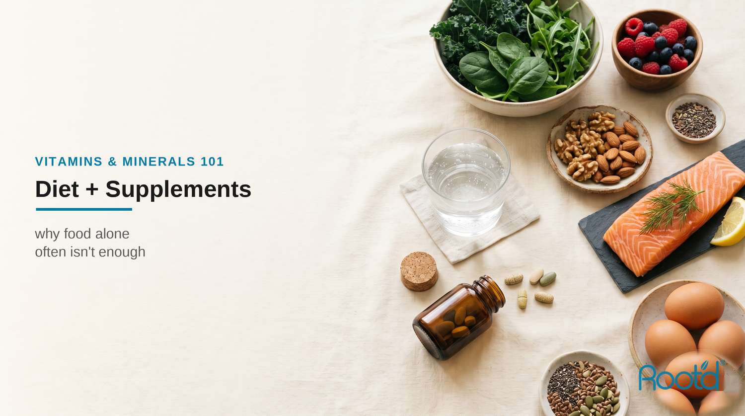 Healthy Diet is a Priority, but Supplements Are Necessary