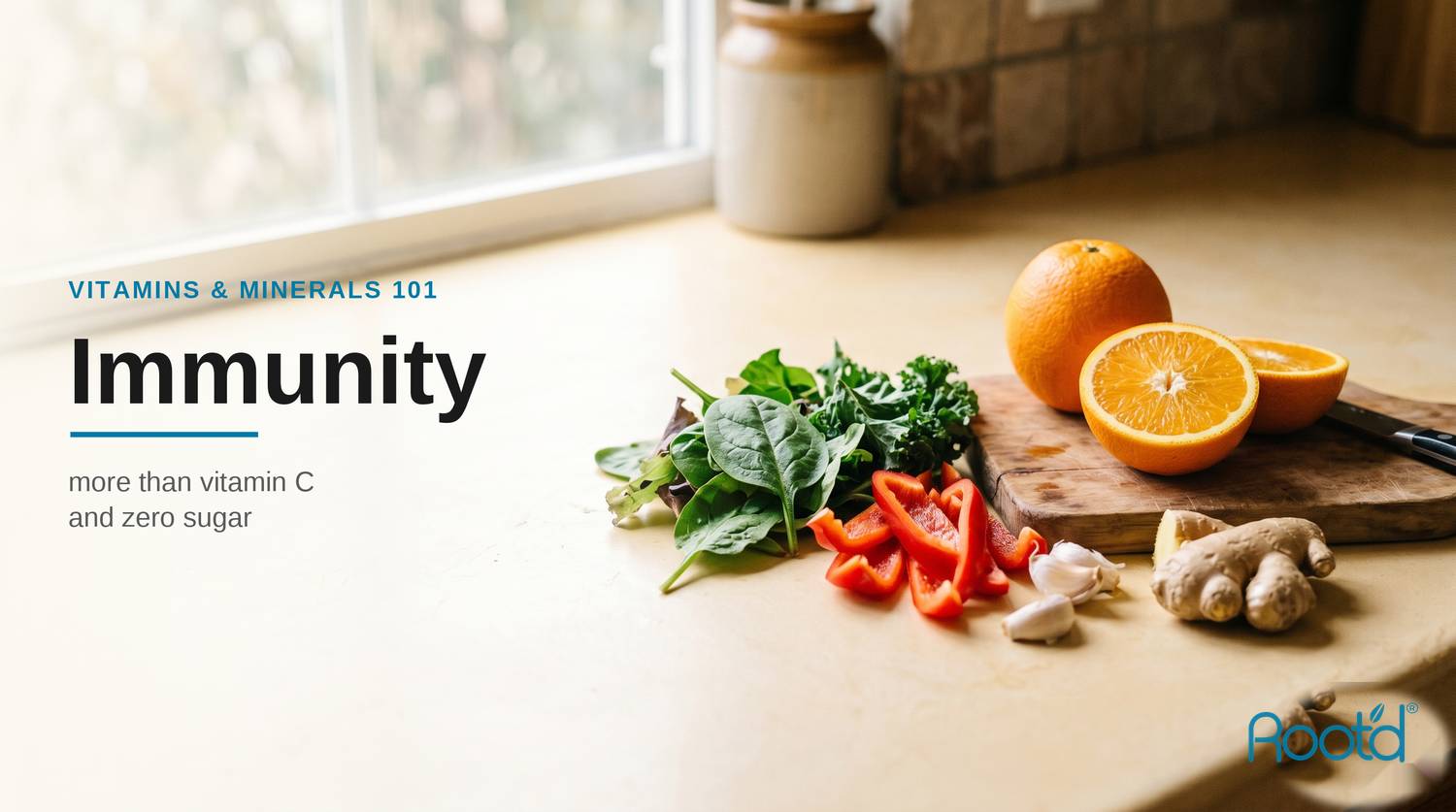 Immunity is about more than vitamin C — and zero sugar (Root'd)