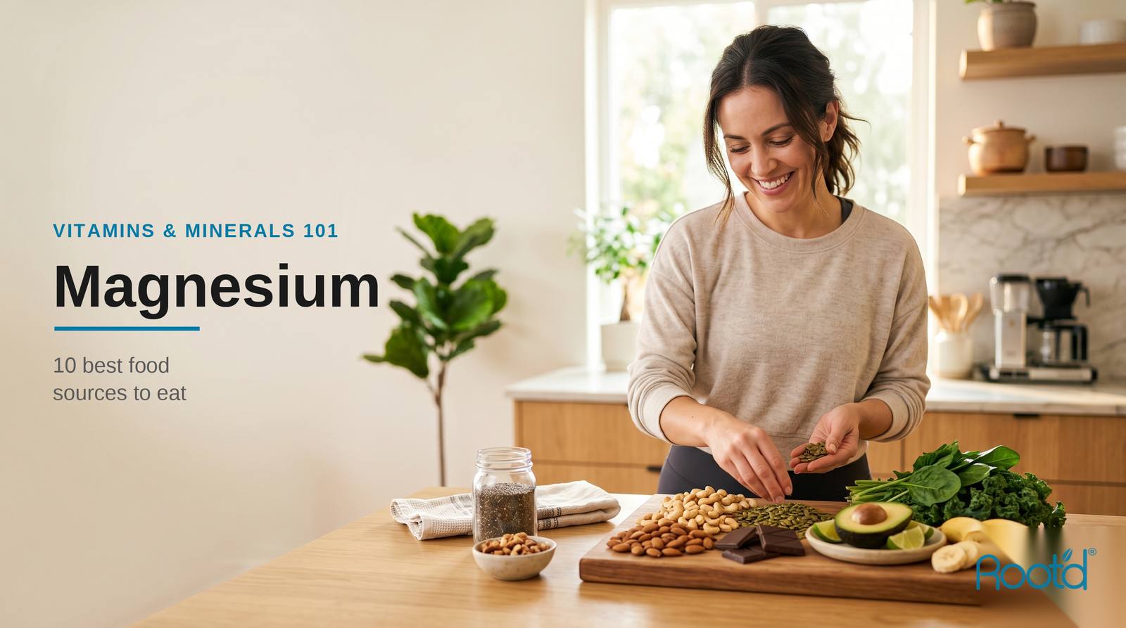 Top 10 magnesium-rich foods to eat daily, from Root'd