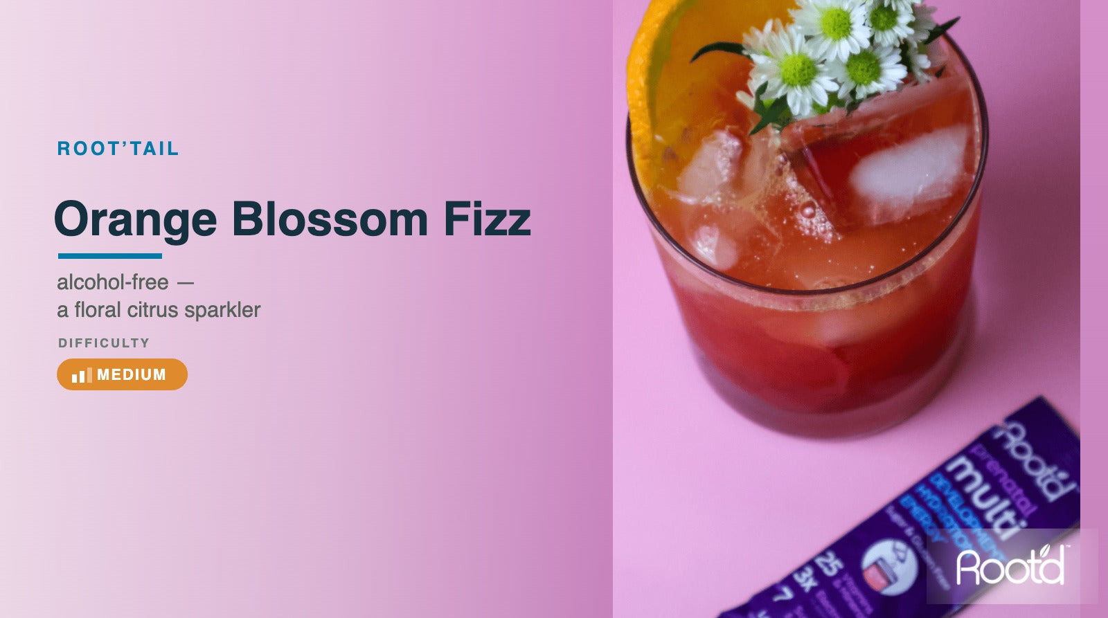 Orange Bloosom Fizz crafted by @ginbeforebreakfast