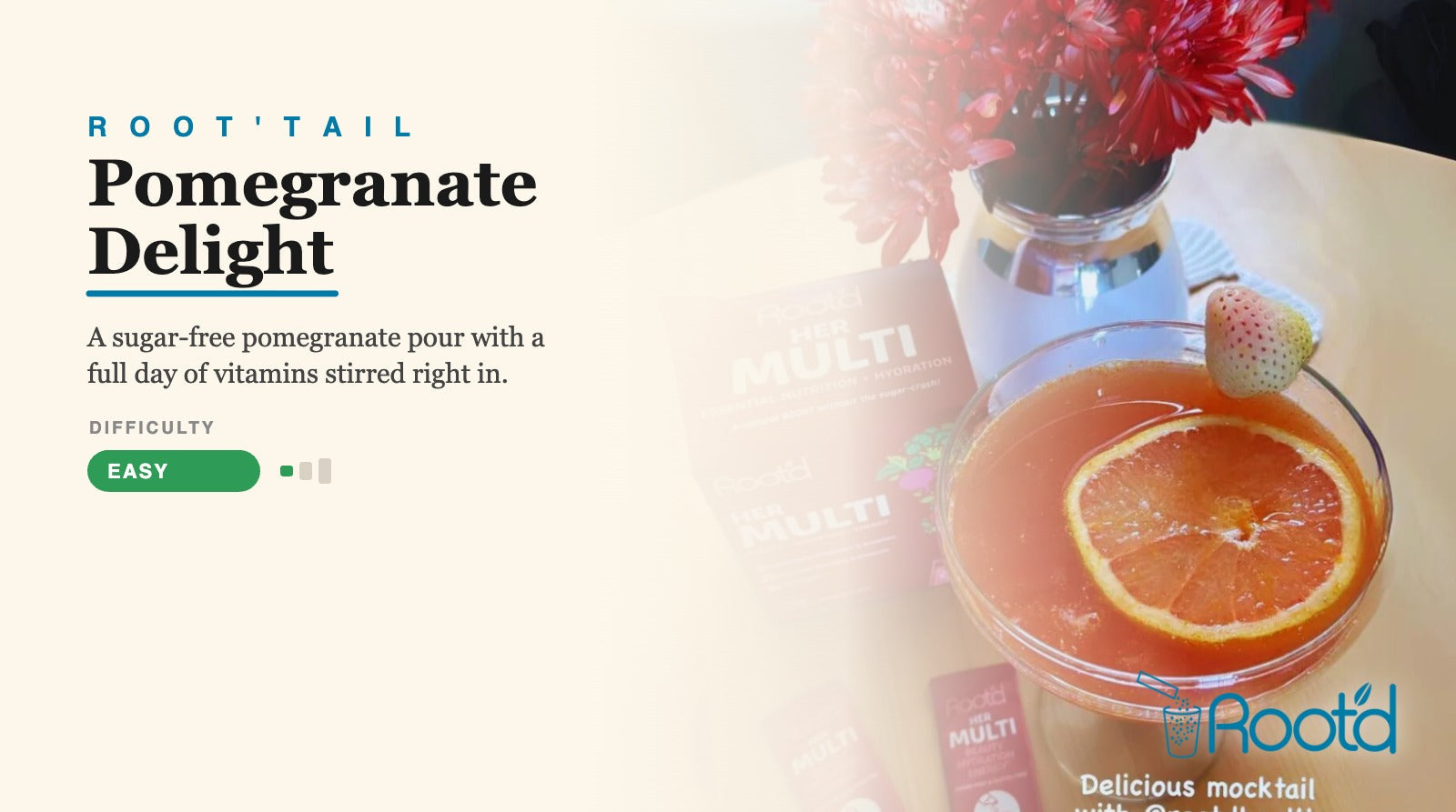 Root'd Pomegranate Delight crafted by @francisca.runner