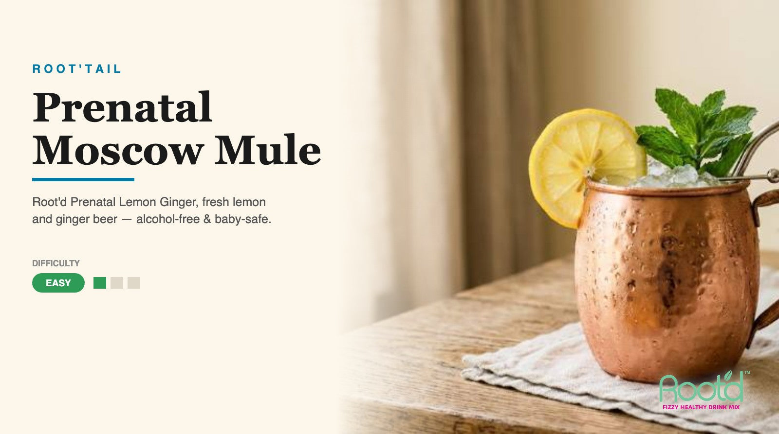 Prenatal Moscow Mule Mocktail