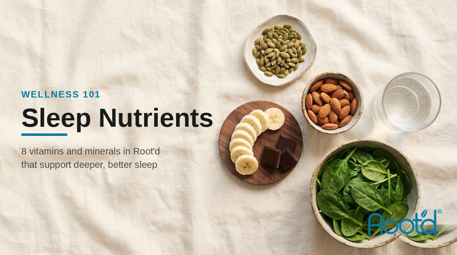 8 Key Nutrients in Root’d that Promote Better Sleep