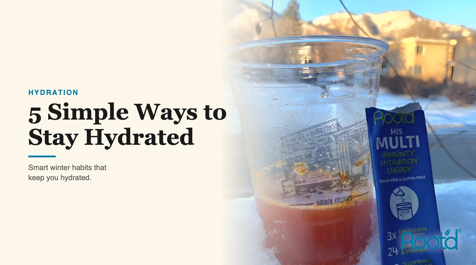 5 Smart and Simple Ways to Stay Hydrated This Winter