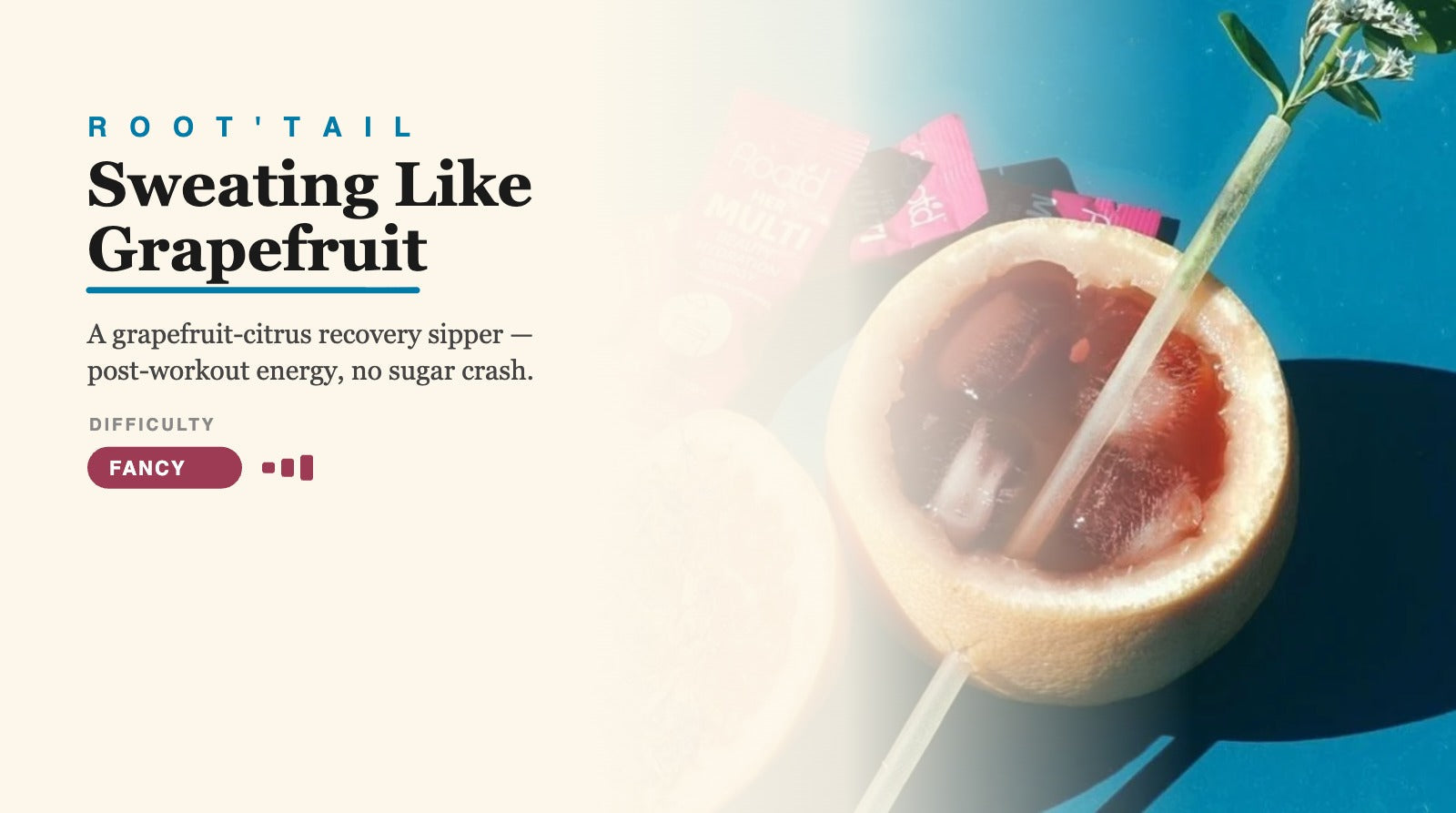 Root'd Sweating Like Grapefruit by @theginbotanicals