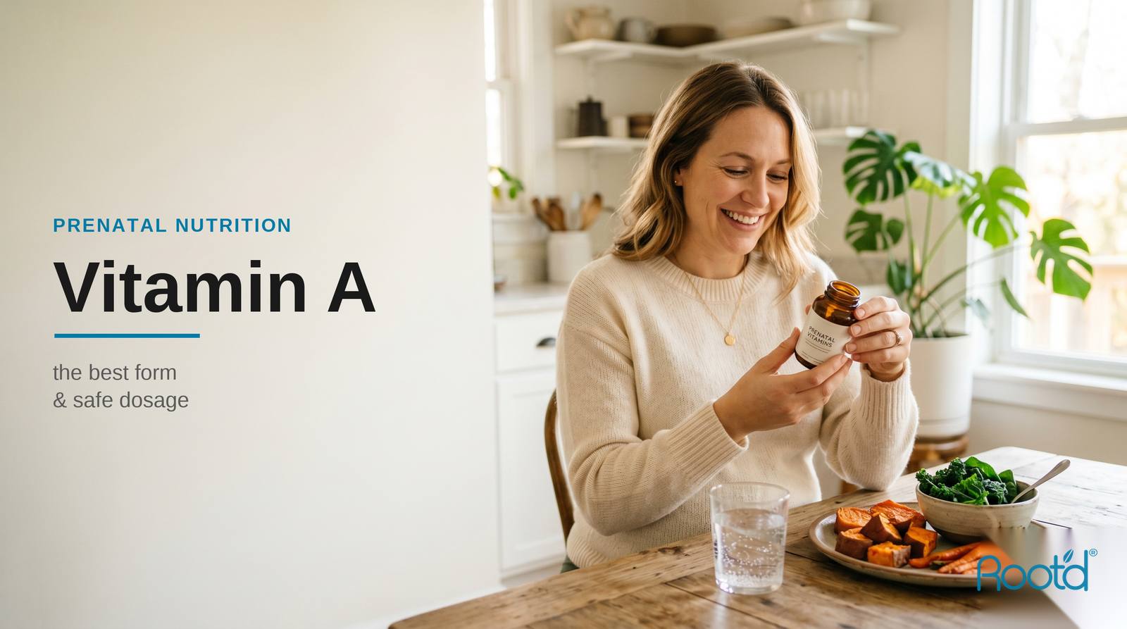 Vitamin A for pregnancy — the best form and safe dosage, from Root'd