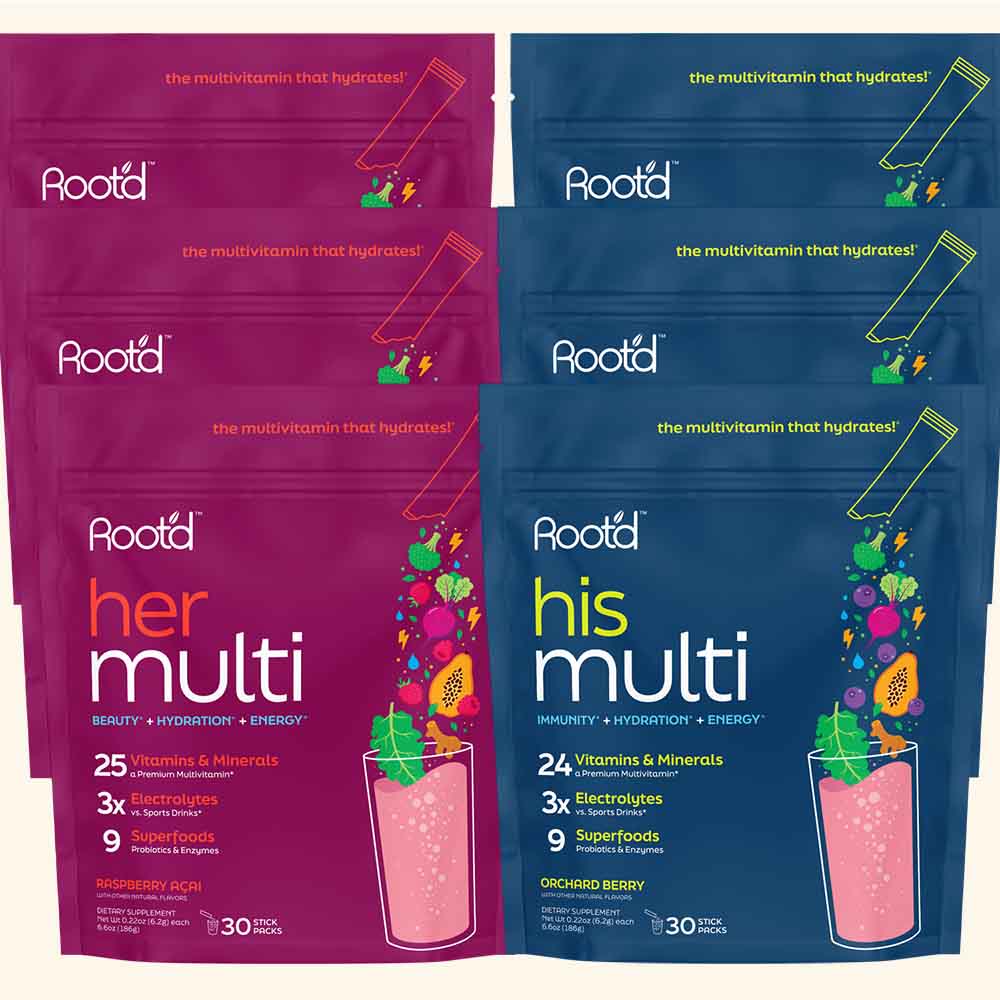 Couples’ Wellness Pack - The Hydrating Multivitamin - For Her & Him