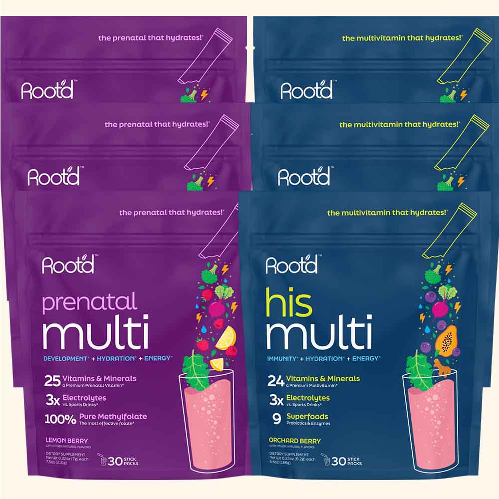 Growing Together Bundle - The Hydrating Multivitamin - For Future Mom & Dad