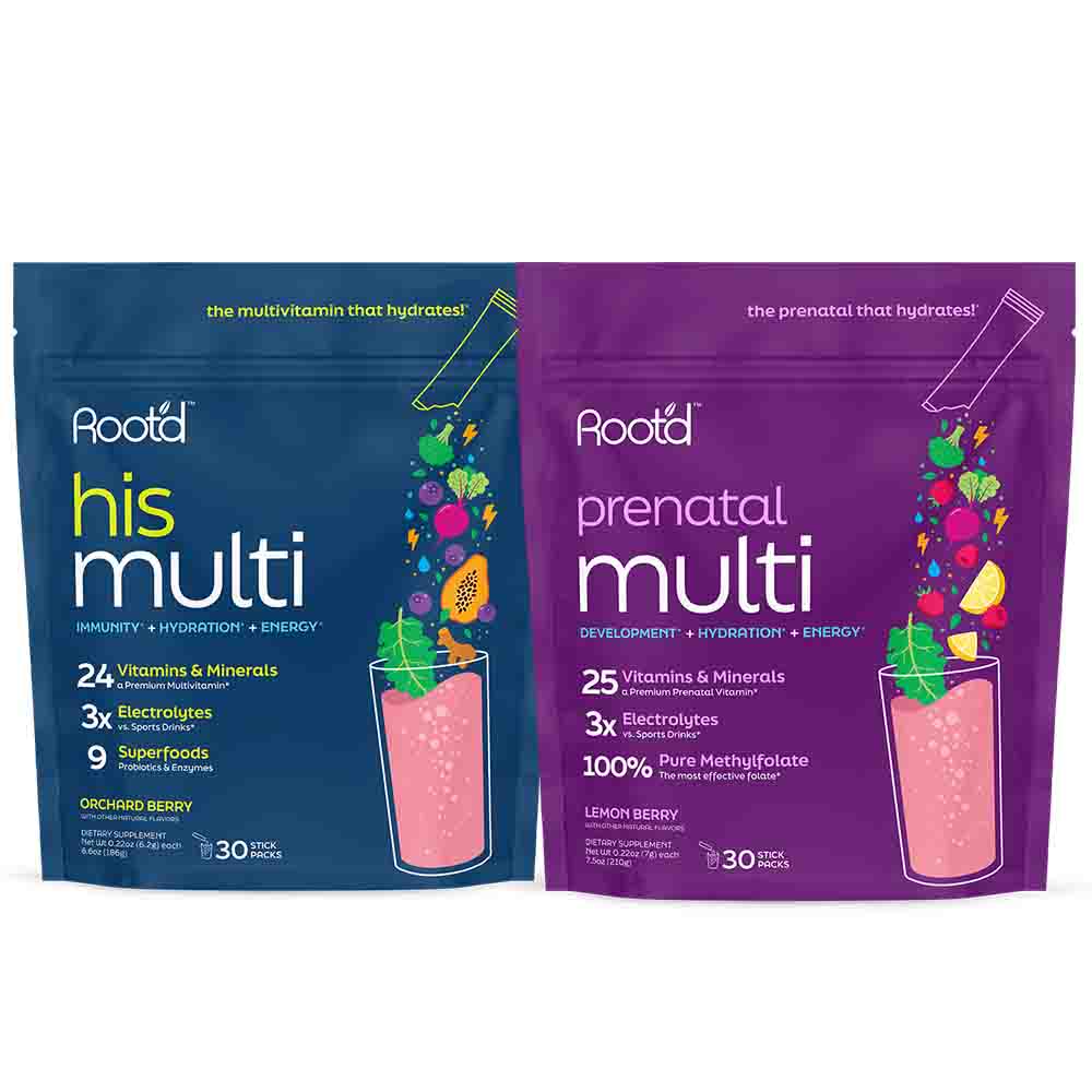 Prenatal MULTI - Essential Vitamins & Minerals + Electrolytes for Mom & Baby