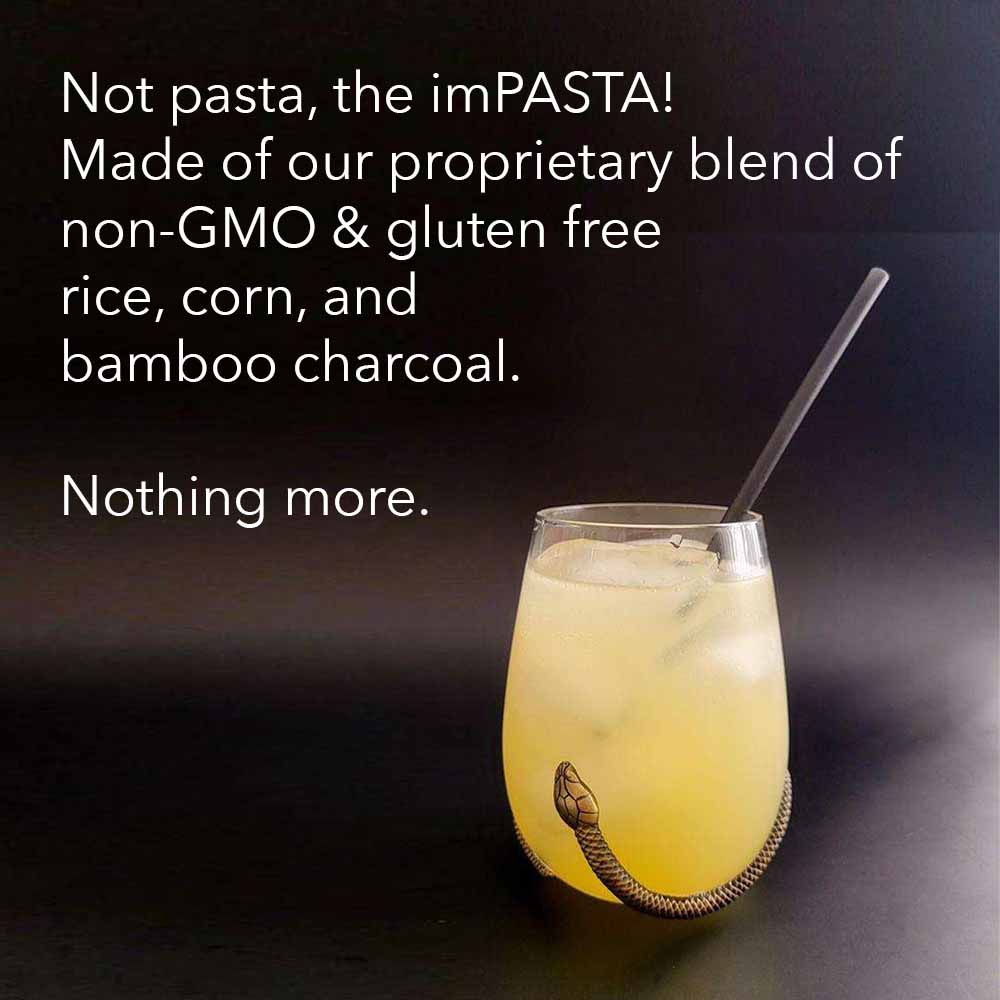 imPASTA Cocktail Straws - 100 Count