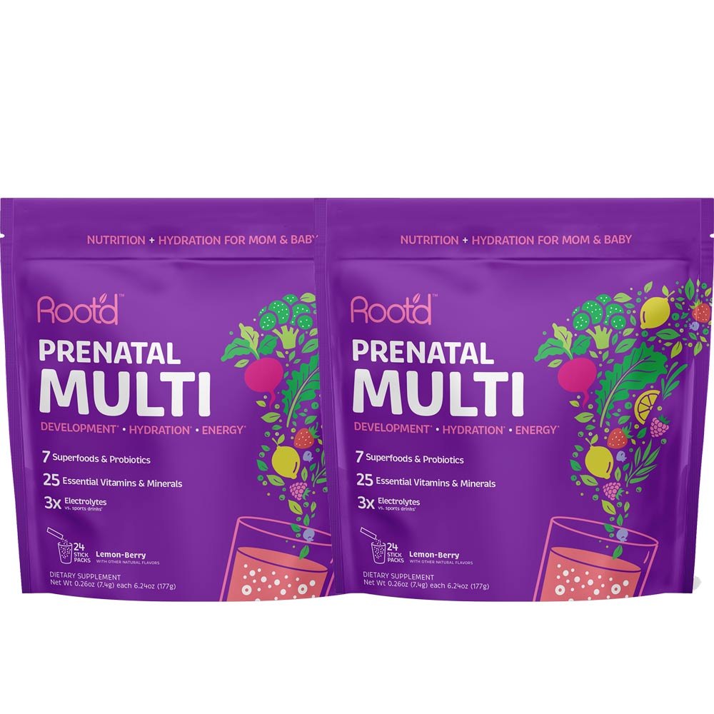 Prenatal MULTI - Essential Vitamins & Minerals + Electrolytes for Mom & Baby - SF