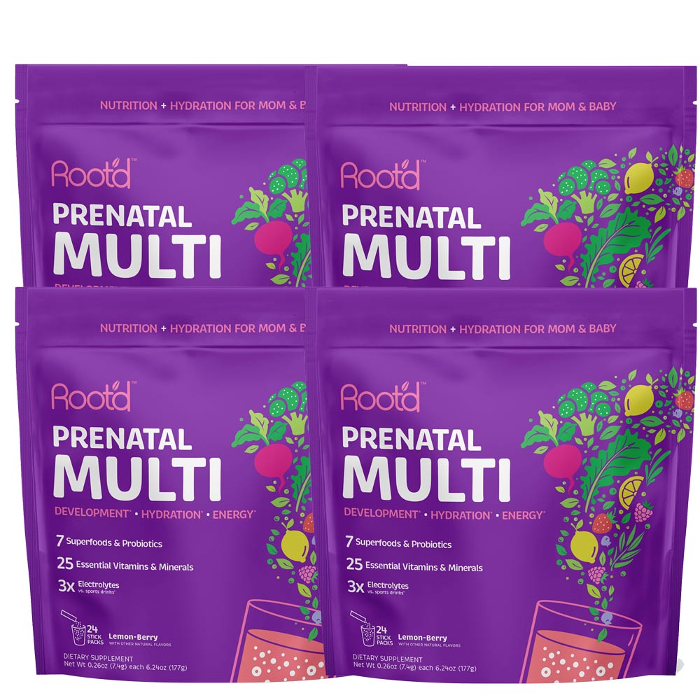 Prenatal MULTI - Essential Vitamins & Minerals + Electrolytes for Mom & Baby - SF