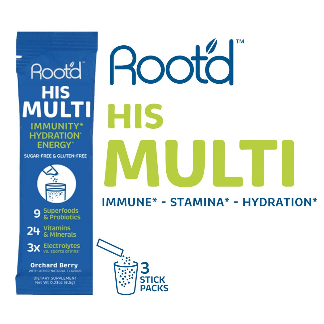 His MULTI - Essential Nutrition + Hydration For Men - 3 Sample Packs