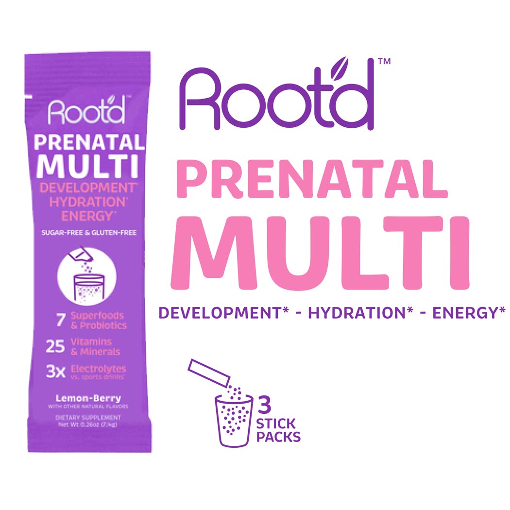 Prenatal MULTI - Essential Nutrition + Hydration for Mom & Baby - 3 Sample Packs