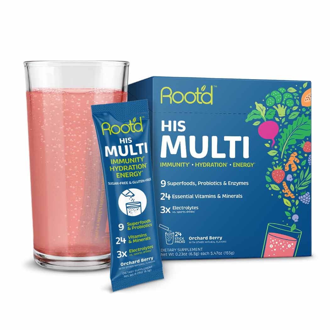 Root'd His MULTI - 24 Ct - Direct Wholesale - Full Case - 12 Units