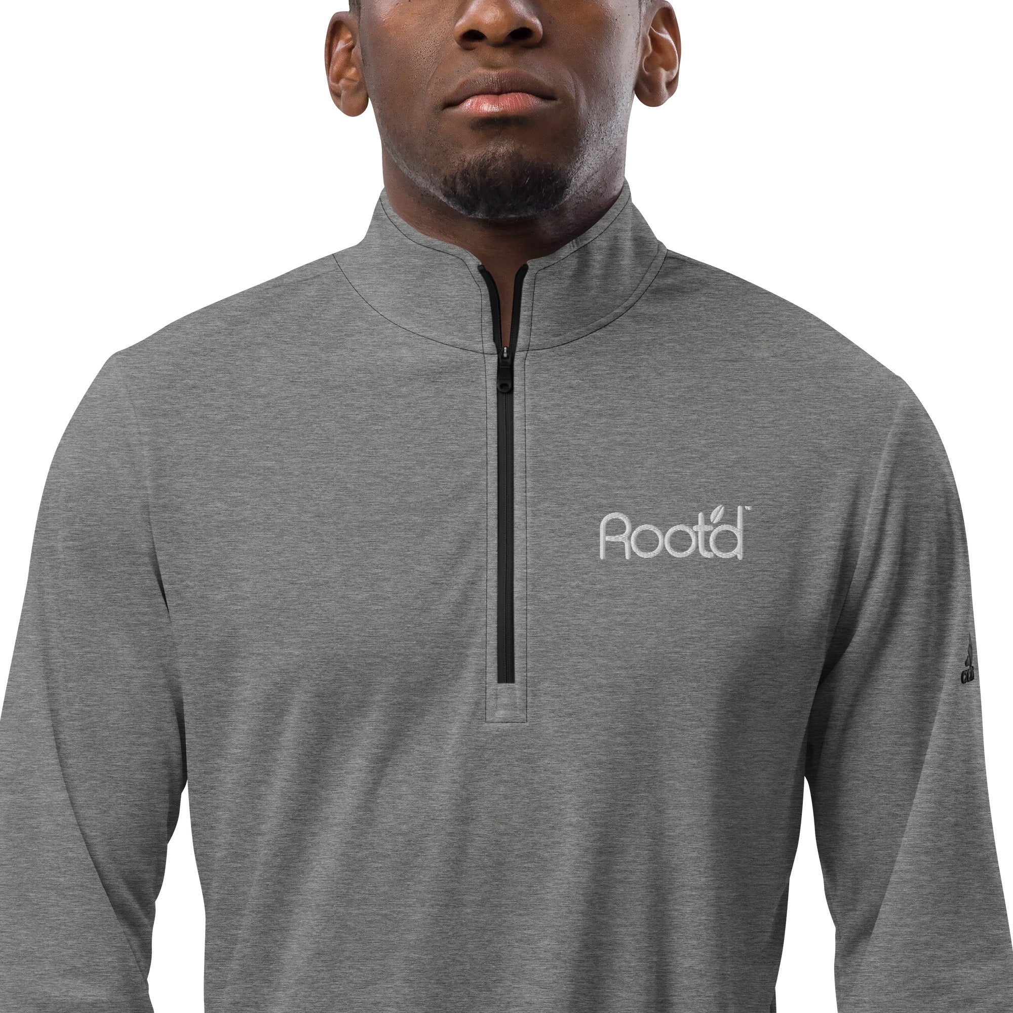 Root'd + Adidas Quarter zip pullover