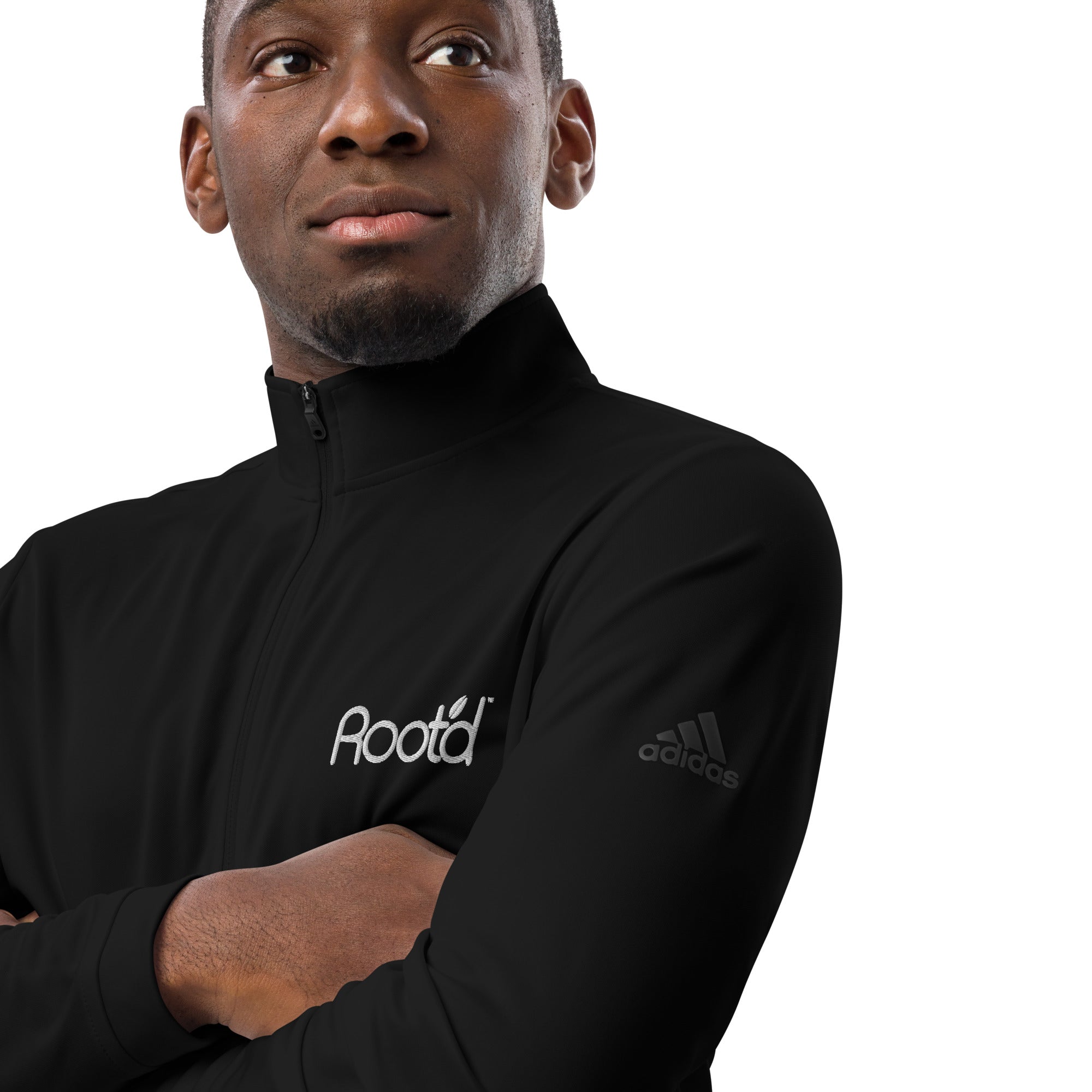 Root'd + Adidas Quarter zip pullover